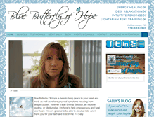 Tablet Screenshot of bluebutterflyofhope.com